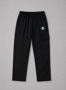 White Polo With Black Trouser