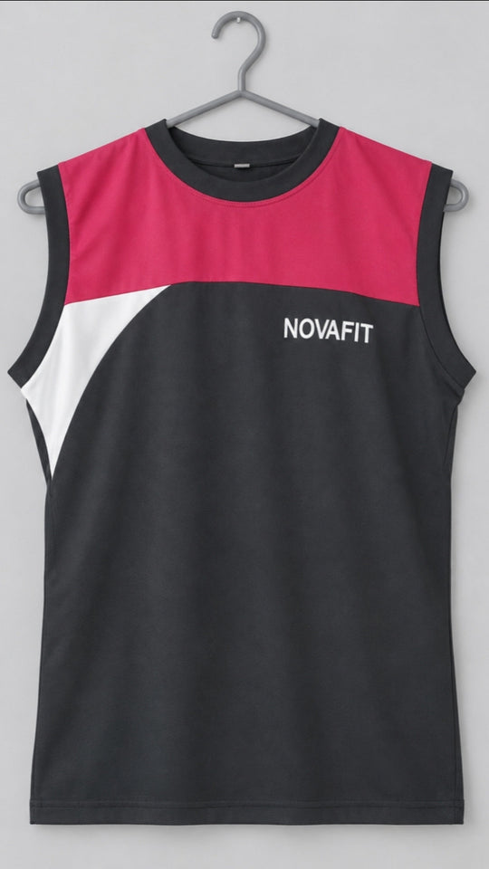 NOVAFIT Performance Set — Black/Pink 🖤🩷