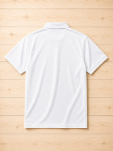 Prime White Monogram Polo