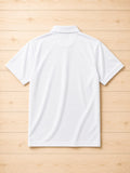 Prime White Monogram Polo