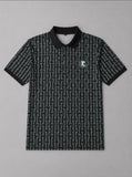 Prime Monogram Polo Black