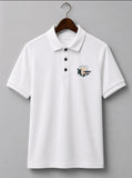Prime White Monogram Polo